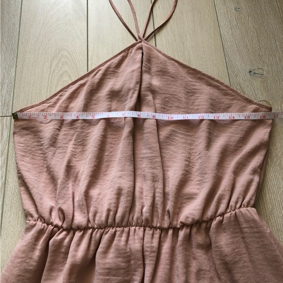 Lush Dusty Pink Halter Dress - Picture 2 of 10